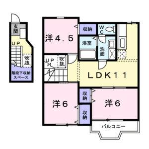 3LDK 間取り図