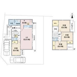 4LDK 間取り図