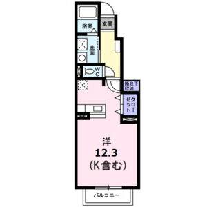 ワンルーム 間取り図