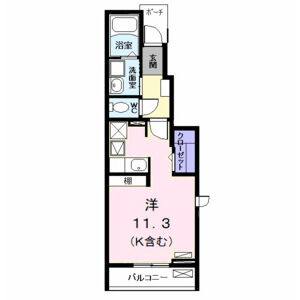 ワンルーム 間取り図