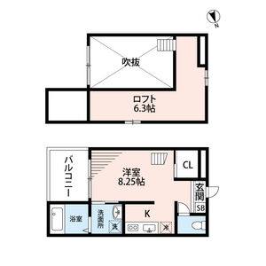 ワンルーム 間取り図