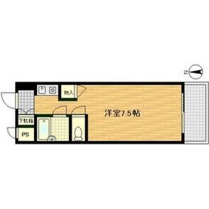 ワンルーム 間取り図