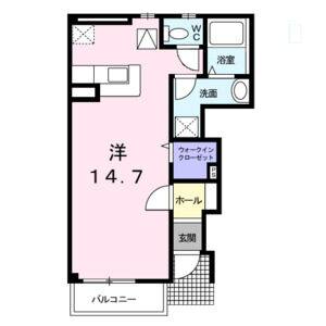 ワンルーム 間取り図