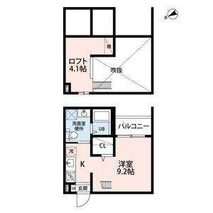 ワンルーム 間取り図