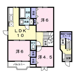 3LDK 間取り図