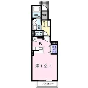 ワンルーム 間取り図