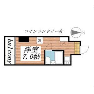 ワンルーム 間取り図