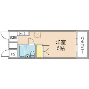 ワンルーム 間取り図