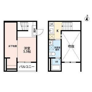 ワンルーム 間取り図