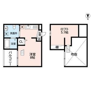 ワンルーム 間取り図