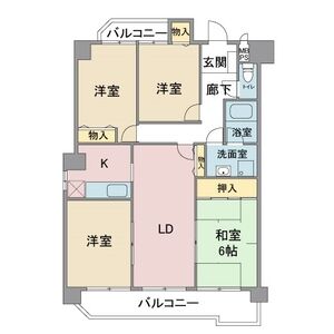 4LDK 間取り図