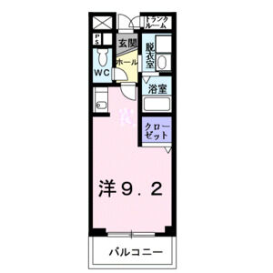 ワンルーム 間取り図