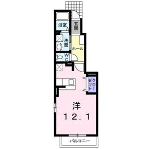 ワンルーム 間取り図