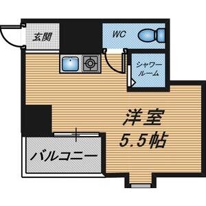 ワンルーム 間取り図