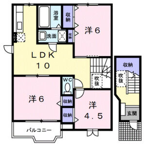 3LDK 間取り図