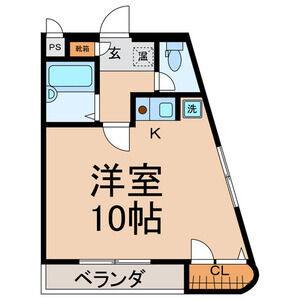 ワンルーム 間取り図