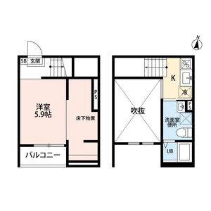 ワンルーム 間取り図