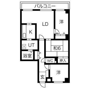 3LDK 間取り図