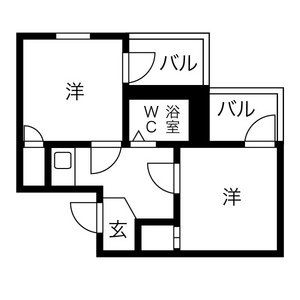 2K 間取り図