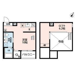 ワンルーム 間取り図