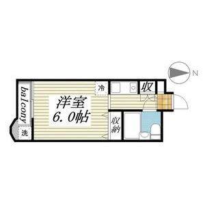 ワンルーム 間取り図