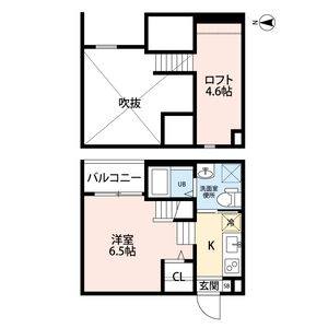 ワンルーム 間取り図