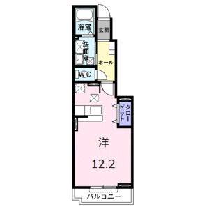 ワンルーム 間取り図