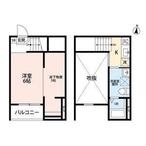 ワンルーム 間取り図
