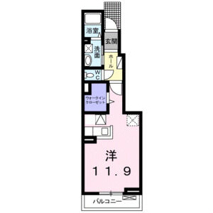 ワンルーム 間取り図