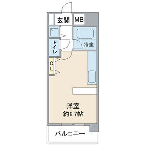 ワンルーム 間取り図