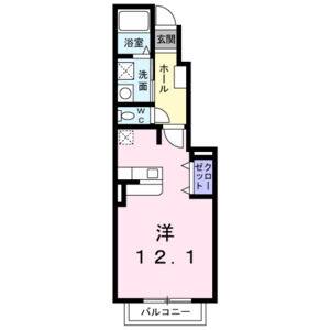 ワンルーム 間取り図