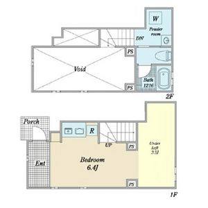 ワンルーム 間取り図