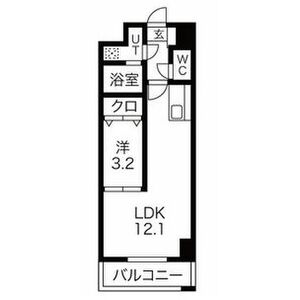 ワンルーム 間取り図