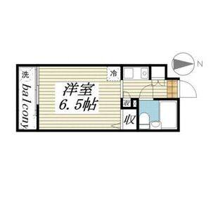 ワンルーム 間取り図