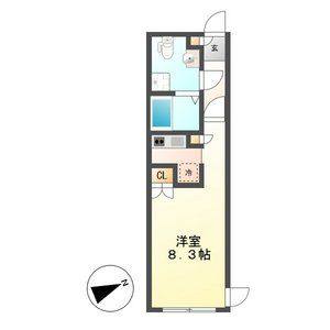 ワンルーム 間取り図