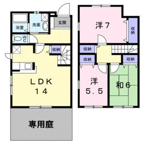 3LDK 間取り図
