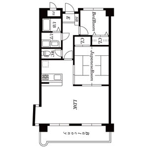3LDK 間取り図