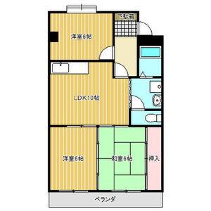 3DK 間取り図