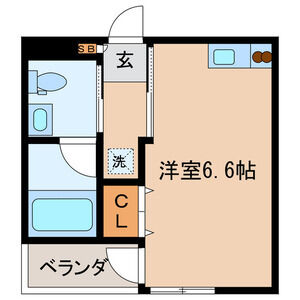 ワンルーム 間取り図