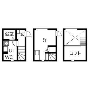 ワンルーム 間取り図