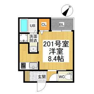 ワンルーム 間取り図