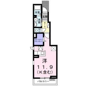 ワンルーム 間取り図