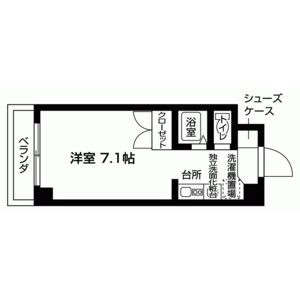 ワンルーム 間取り図