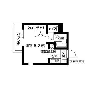 ワンルーム 間取り図