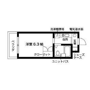 ワンルーム 間取り図