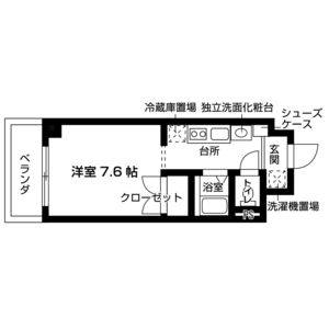 ワンルーム 間取り図