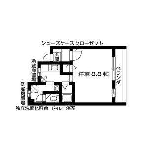 ワンルーム 間取り図