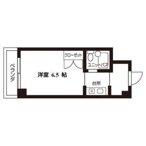 ワンルーム 間取り図