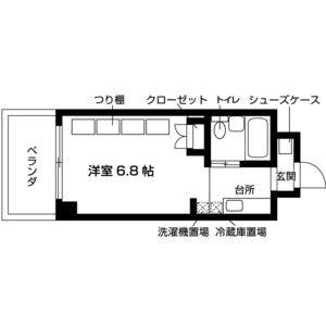 ワンルーム 間取り図