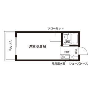 ワンルーム 間取り図
